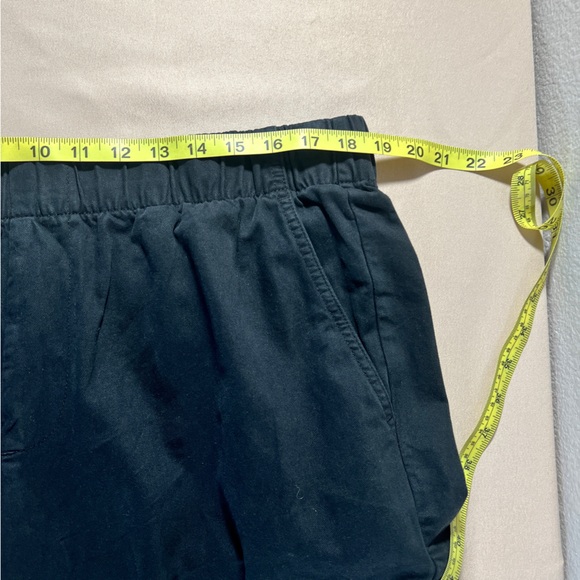 GAP Twill Cargo Pants Black Size XL Pull On Elastic Waist Casual Pockets NWT - Picture 4 of 15